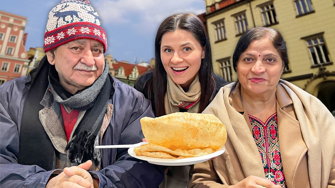 TEŚCIOWIE PRÓBUJĄ INDYJSKIE JEDZENIE W POLSCE