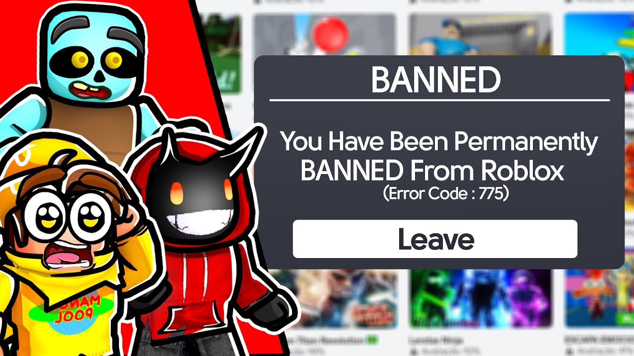 We Got BANNED On ROBLOX...