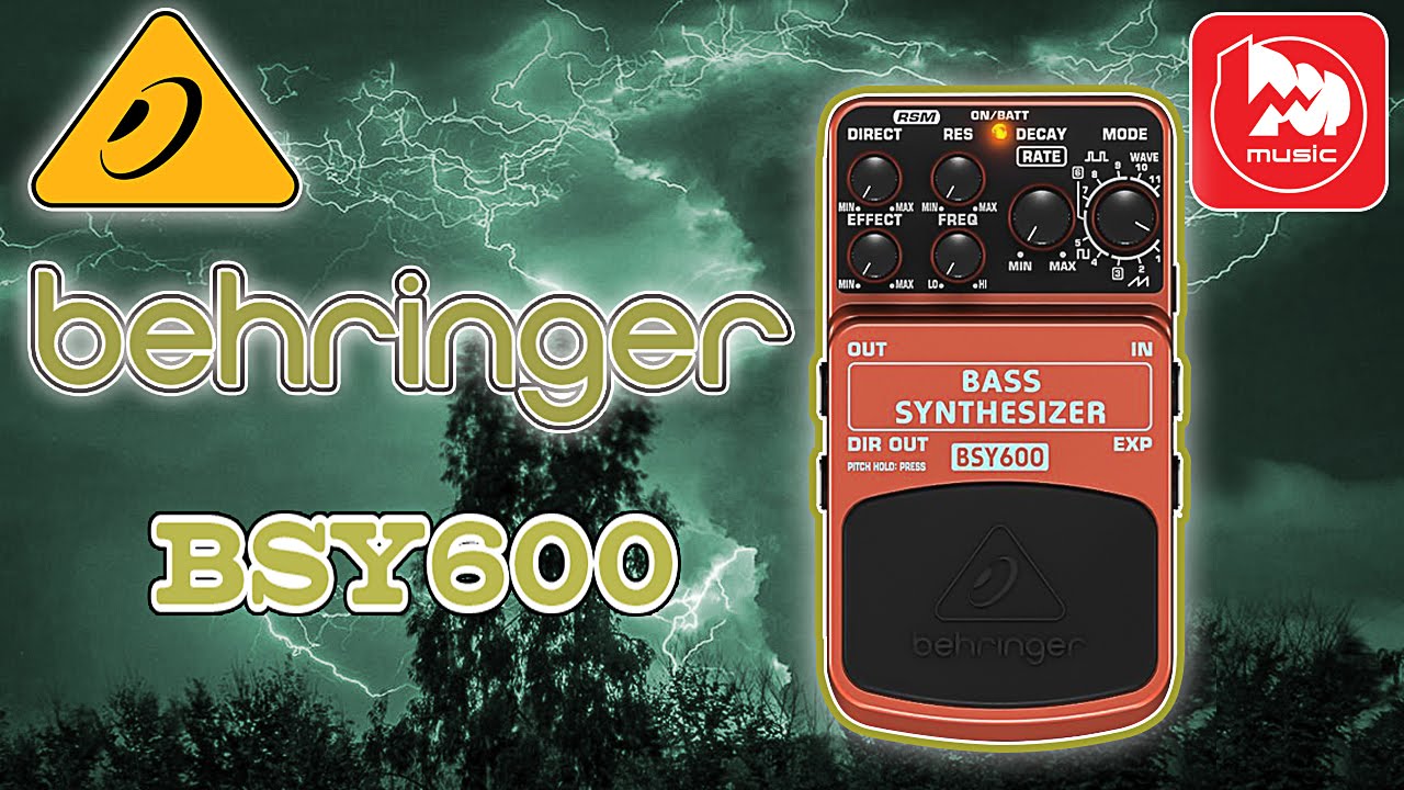 BEHRINGER BSY600 Bass synthesizer - педаль басового синтезатора
