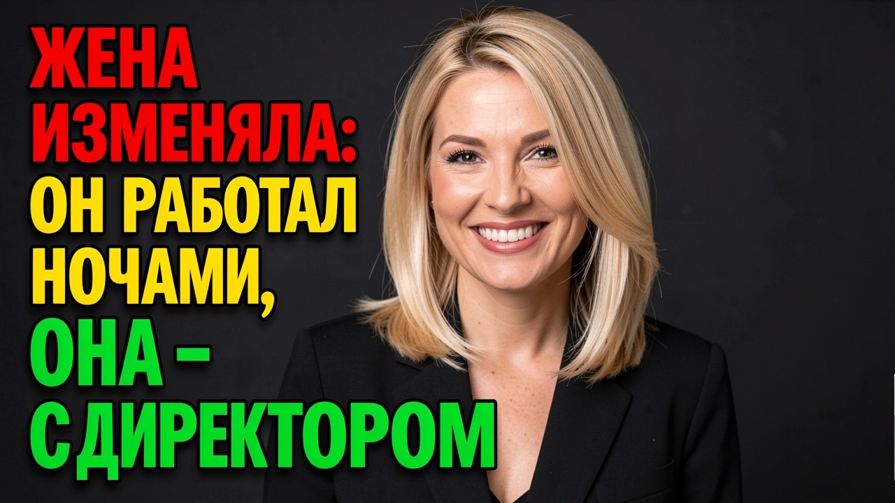Жена изменяла: он работал ночами, она - с директором. Аудиорассказ