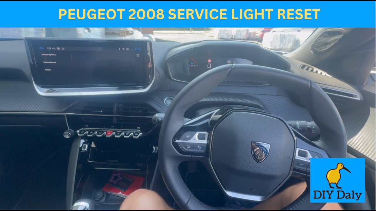 Peugeot 2008 Service light reset (2024 model)