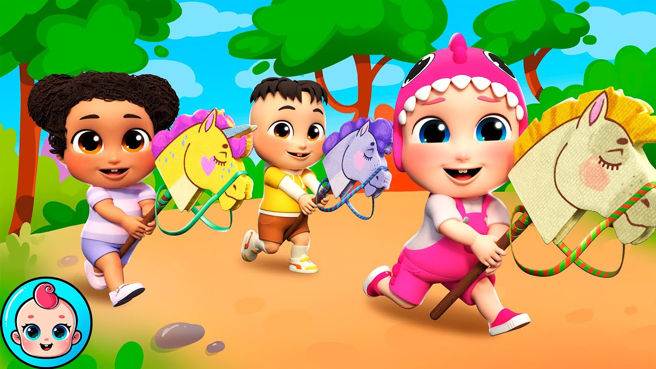 🦄 Clip Clop, Up Now Little Horsie | Bubbleee - Kids Songs & Dance Party Compilation ! 🎈