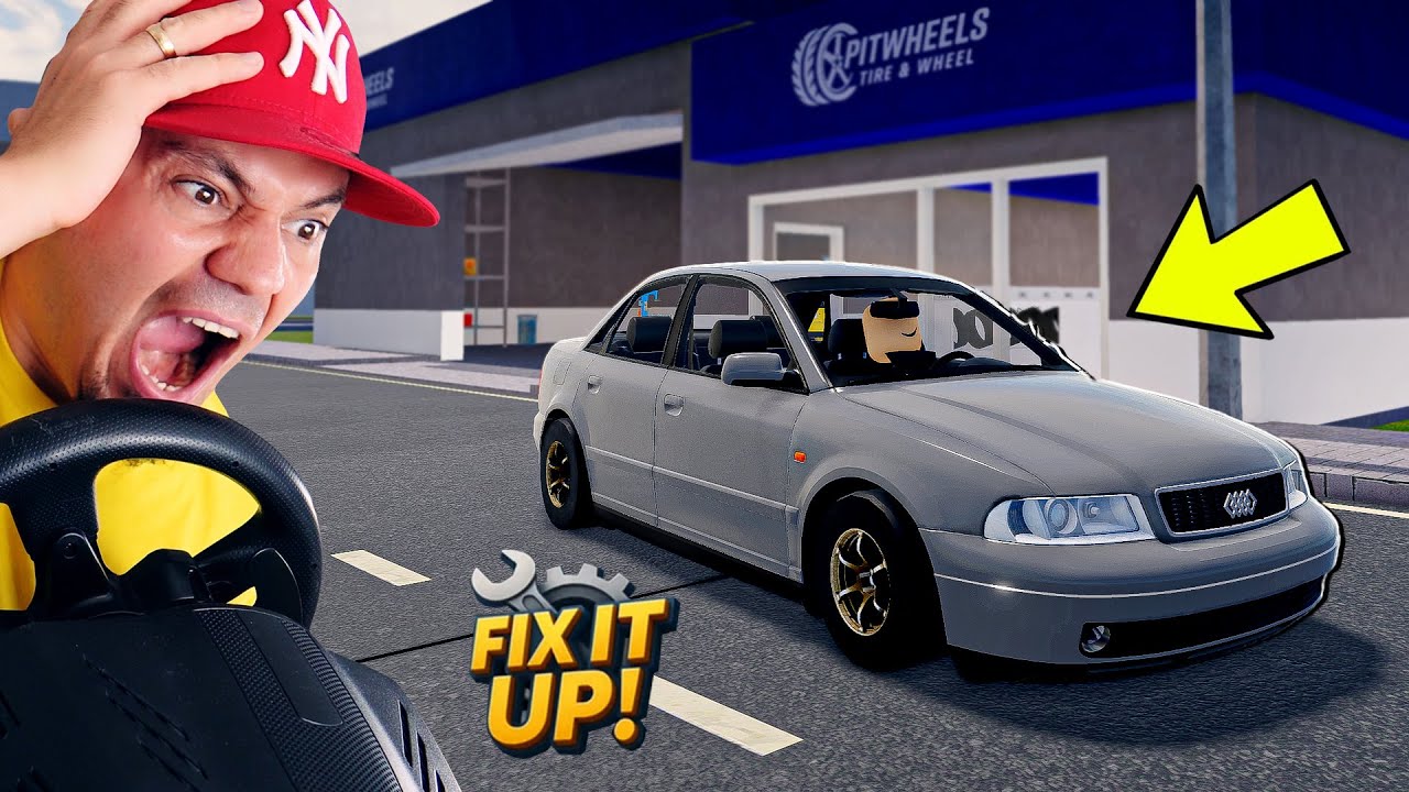 🚘 WSADZIŁEM ZŁOTE FELGI DO MOJEJ AUDI RS4! *mega zarobek* | Roblox Fix It Up