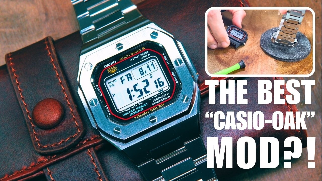 Casio G-Shock GW-M5610U-1 Full Metal Mod Kit Installation And Review