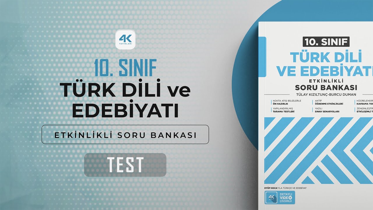 10. Sınıf Türk Dili Ve Edebiyatı ESB Tema 01 Soru Çözümleri