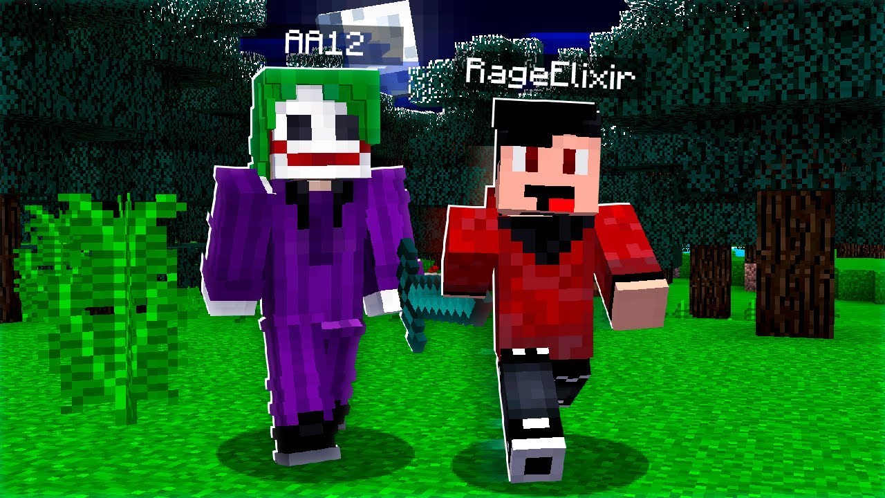 TROLLING my BEST FRIEND as JOKER in Minecraft!