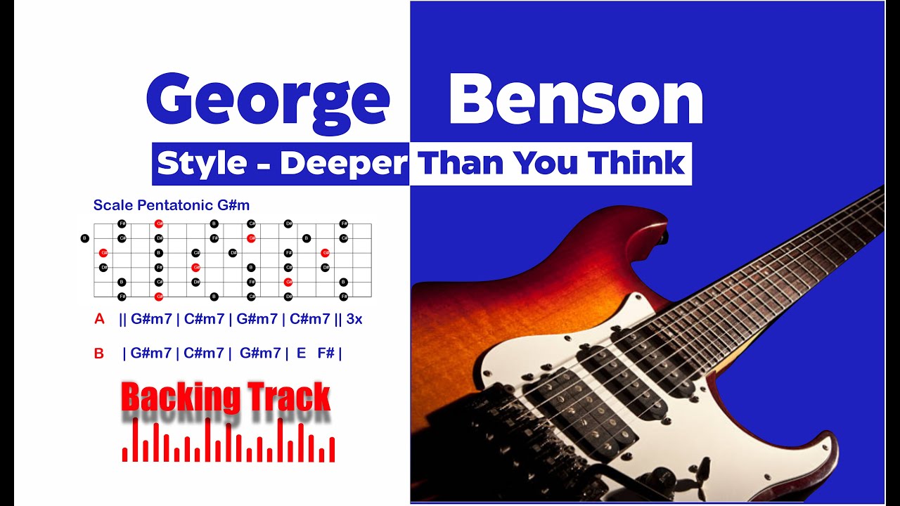 Style Deeper Than George Benson - Backing Track for improvise
