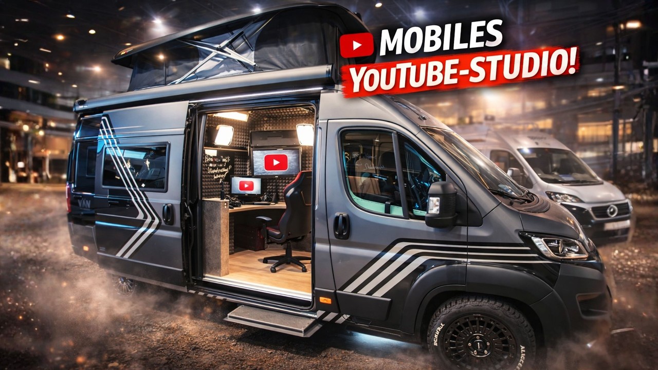 Mobiles YouTube-Studio auf Sprinter-Basis? @vanfan_on_tour Ackys Robeta Helios vereint alles