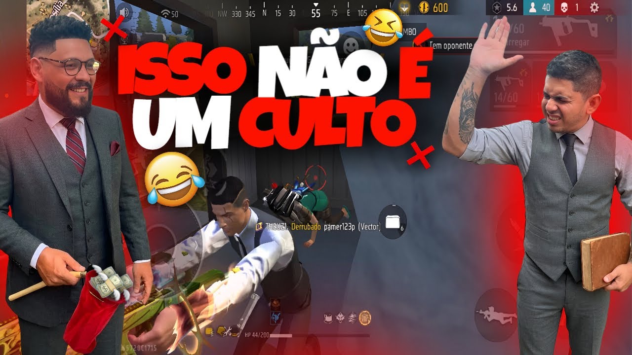 PASTOR JUNIO E ONBREIRO THEUZ 😂 FREE FIRE 
