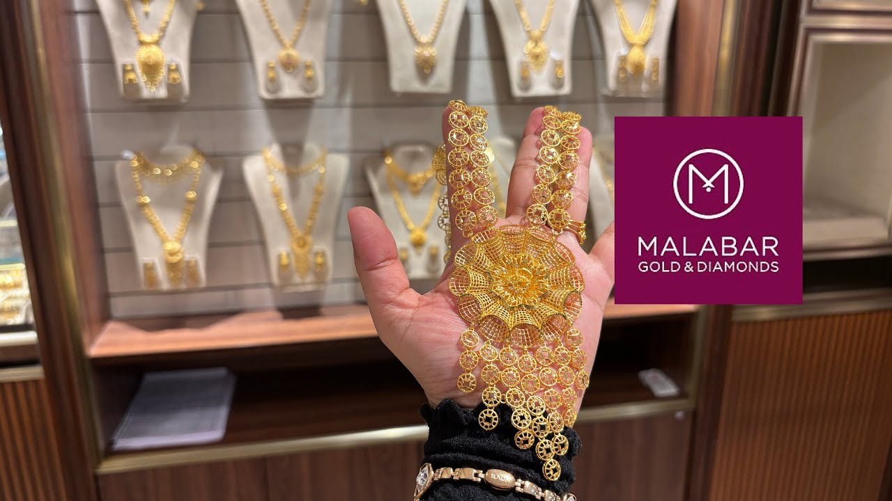 Huge collection Malabar gold necklace 10 grams onwards short to long necklace lightweight to heavy 