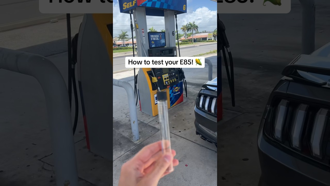 how to test E85! 🌽 #cars #mustang #automobile #mustanggt