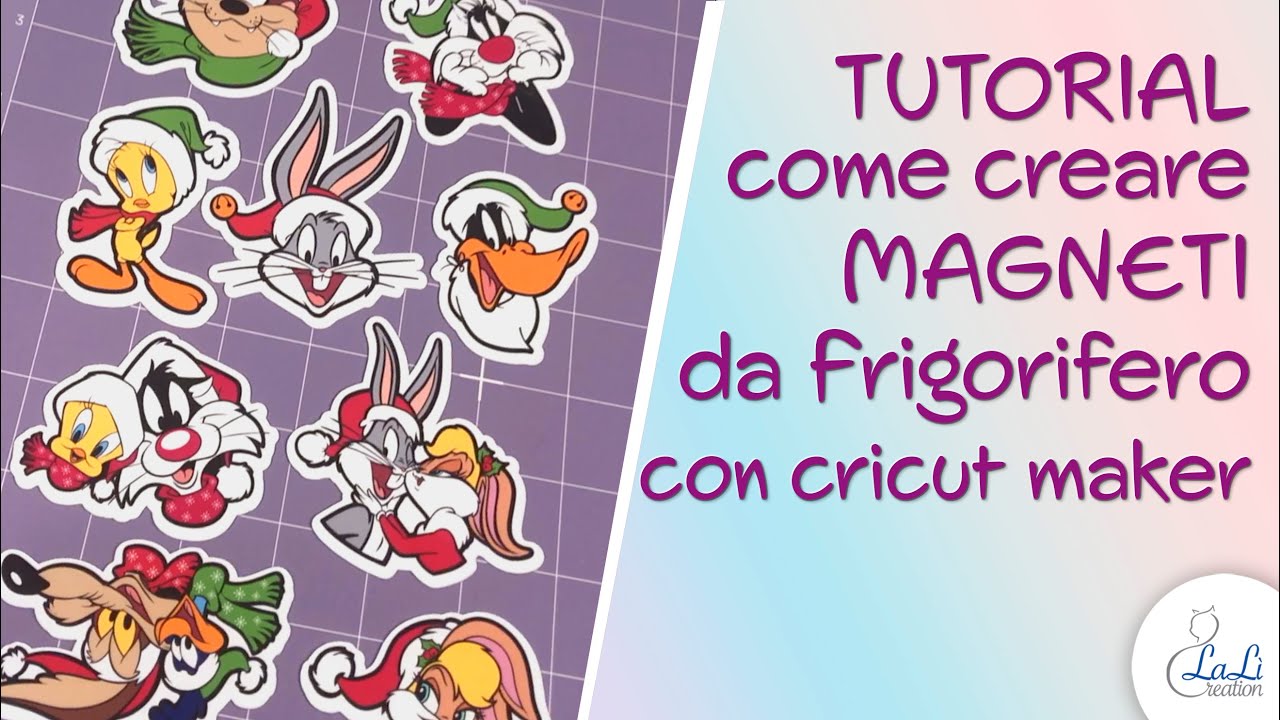 Tutorial come creare magneti da frigorifero con cricut maker