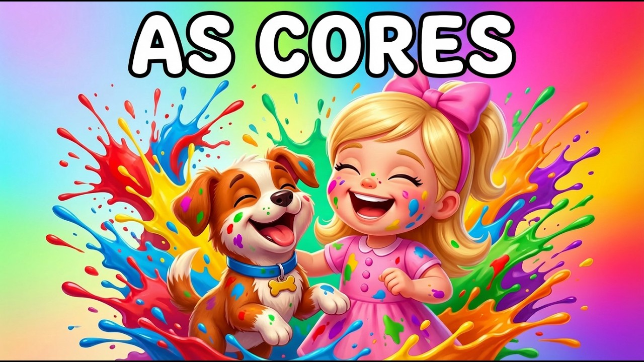 Aprender as Cores Brincando 🌈🎶 | As Cores do Dentinho Feliz
