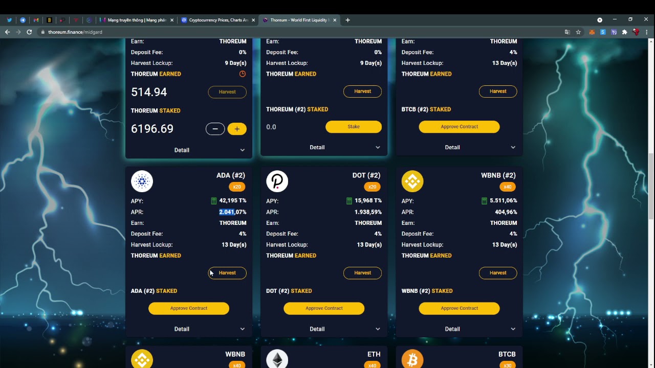 Farm s&agrave;n Thoreum finance mới , l&atilde;i suất 3.700%/năm.