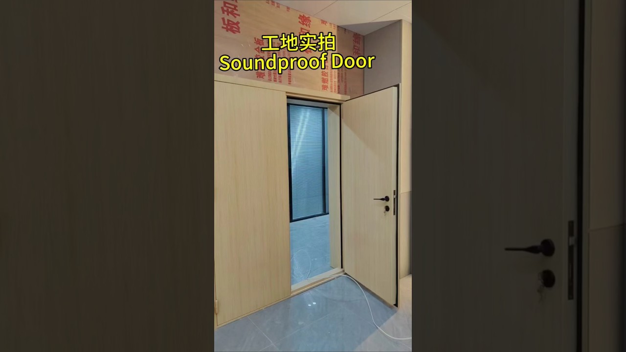 Double doors, auditorium soundproof doors, hall acoustic doors, manufacturing,case studies&visuals.