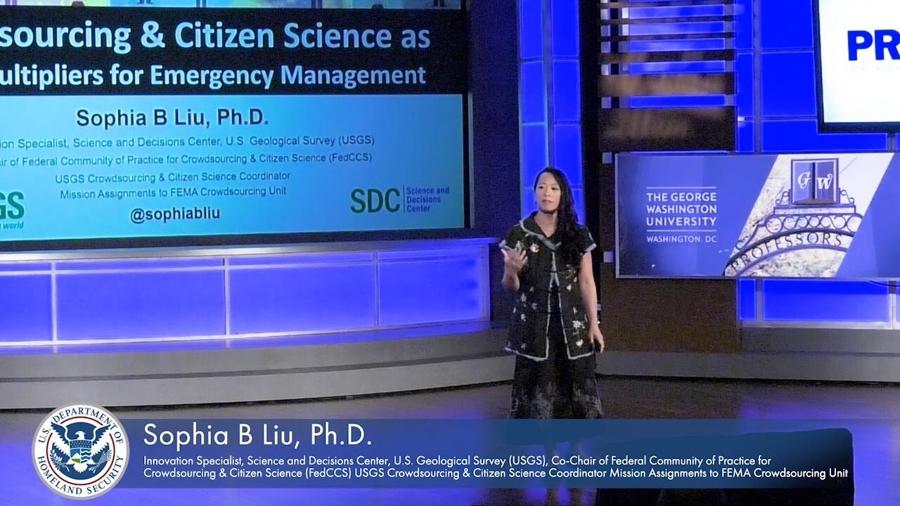 PrepTalks: Dr. Sophia B. Liu “Crowdsourcing and Citizen Science as Force Multipliers”