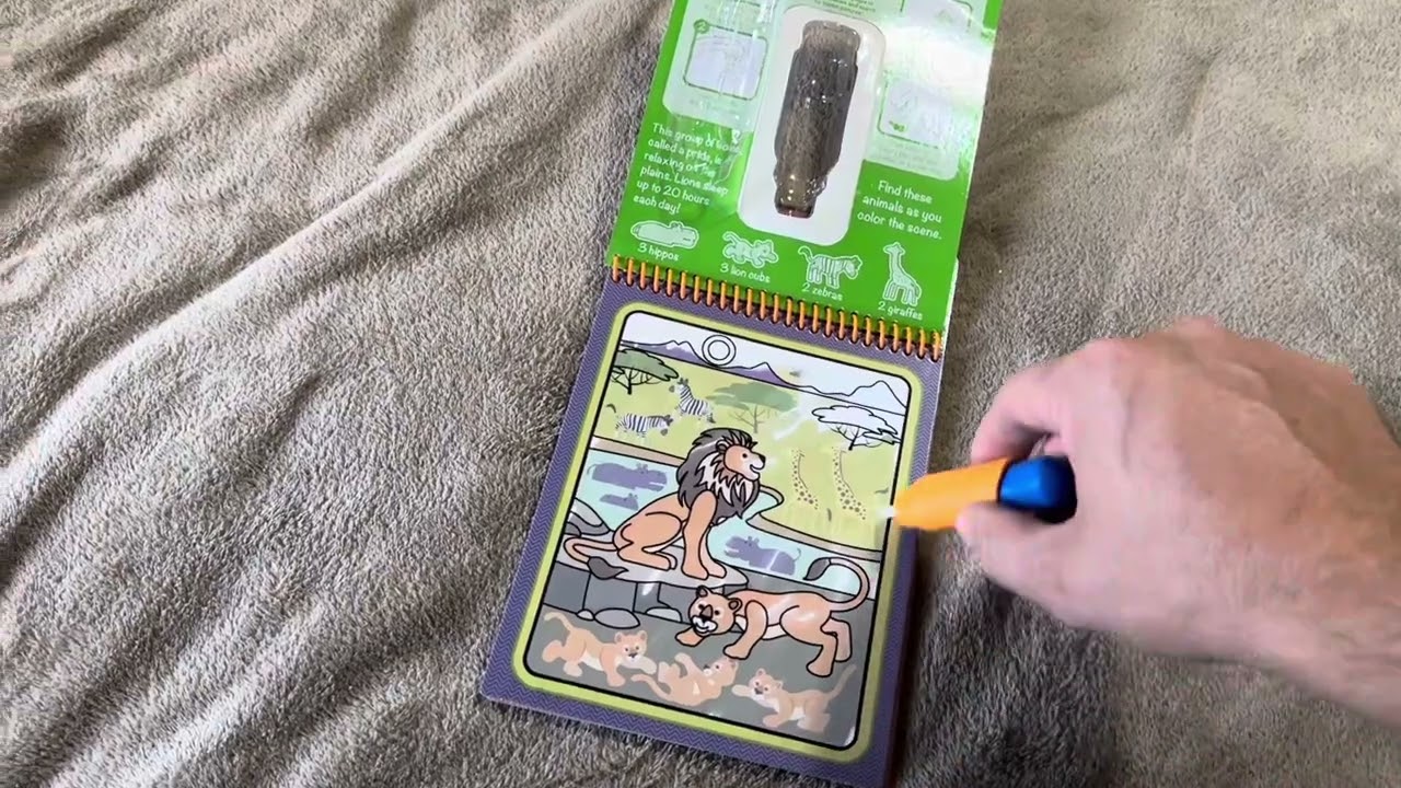 Real Review of Safari Water Wow Water-Reveal Playset from Melissa & Doug
