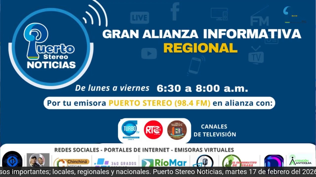 Puerto Stereo Noticias 17 de febrero del 2026