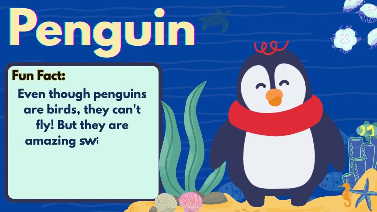 Sea Animals - Fun Facts | For Kids and toddlers