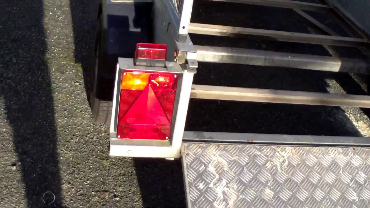 Replace trailer lights and plywood floor