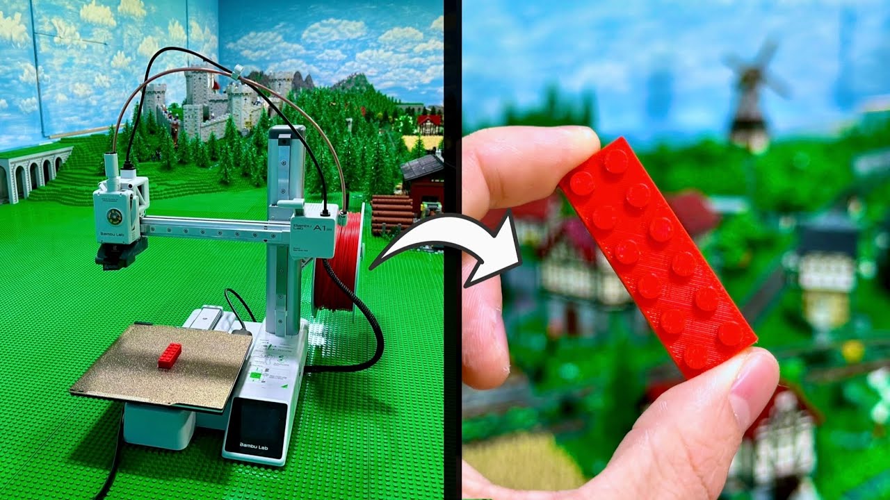 Eigene Steine f&uuml;r die LEGO Stadt 3D-Drucken?!