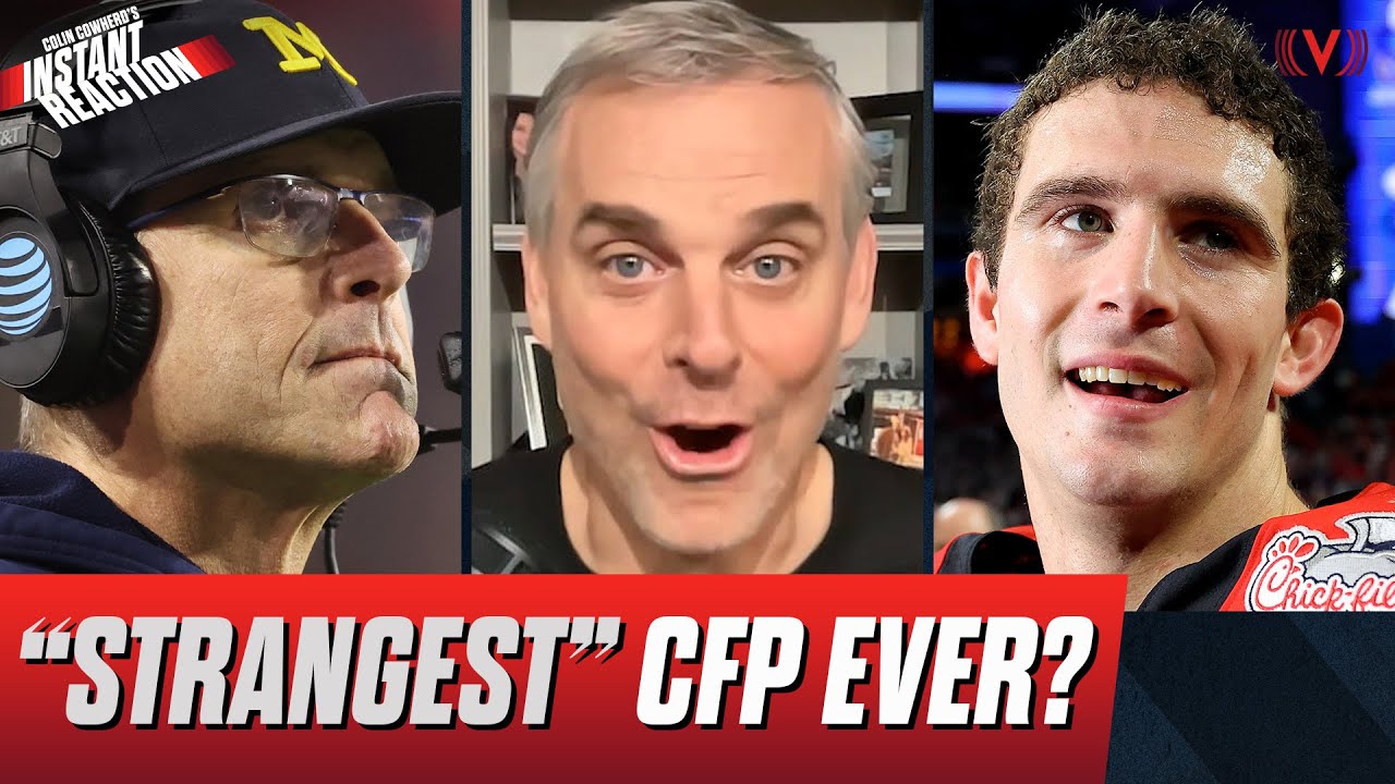 Reaction to Ohio State-Georgia, TCU-Michigan CFP semifinals | Colin Cowherd College Football Playoff