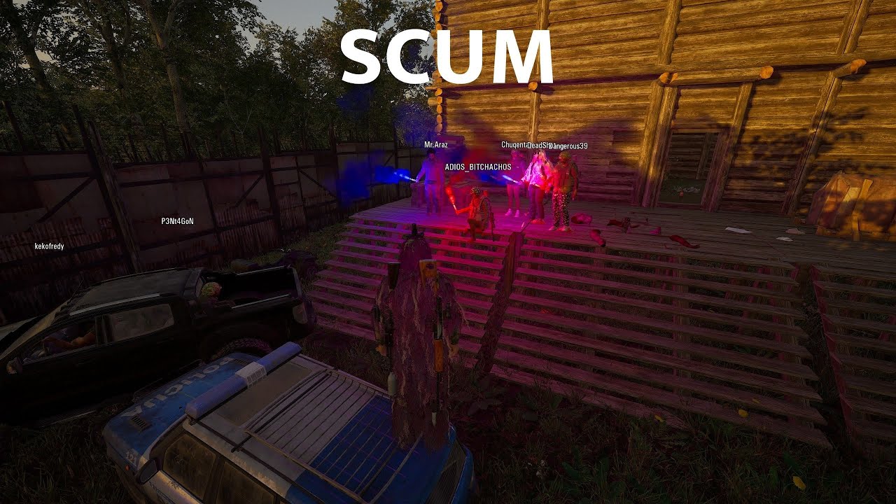SCUM - Atlayarak Raid Attık - Online Base Raid