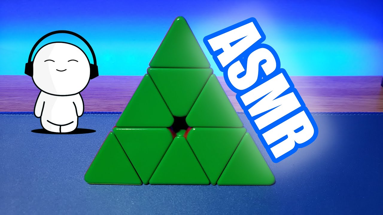 Magic Pyraminx - Rubik's Cube ASMR | Cube With Me 8