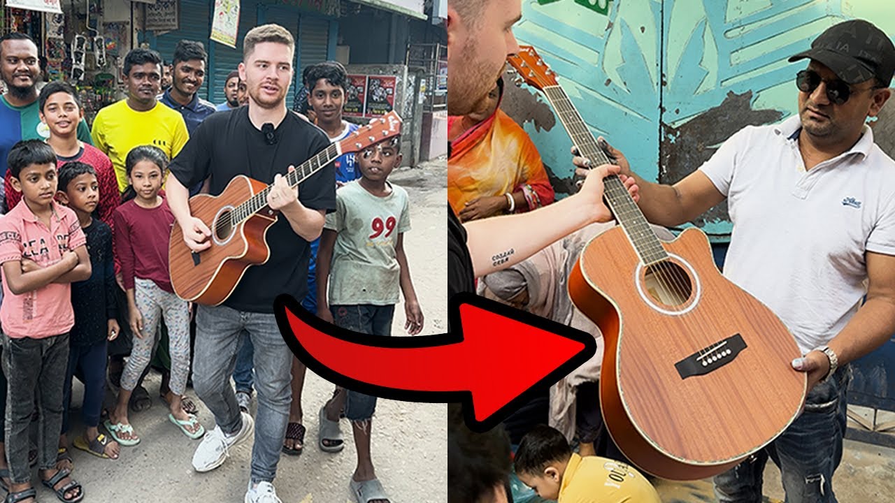 Epic Street Artist Upgrades My $200 Guitar... 🤯