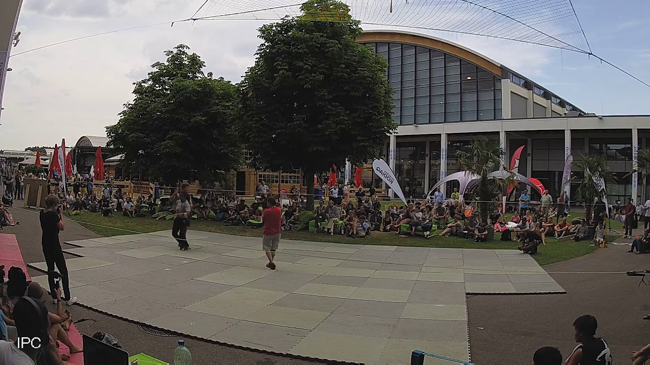Tauri Vahesaar vs. Abraham Hernandez: European Slackline Masters 2017 - Round 3