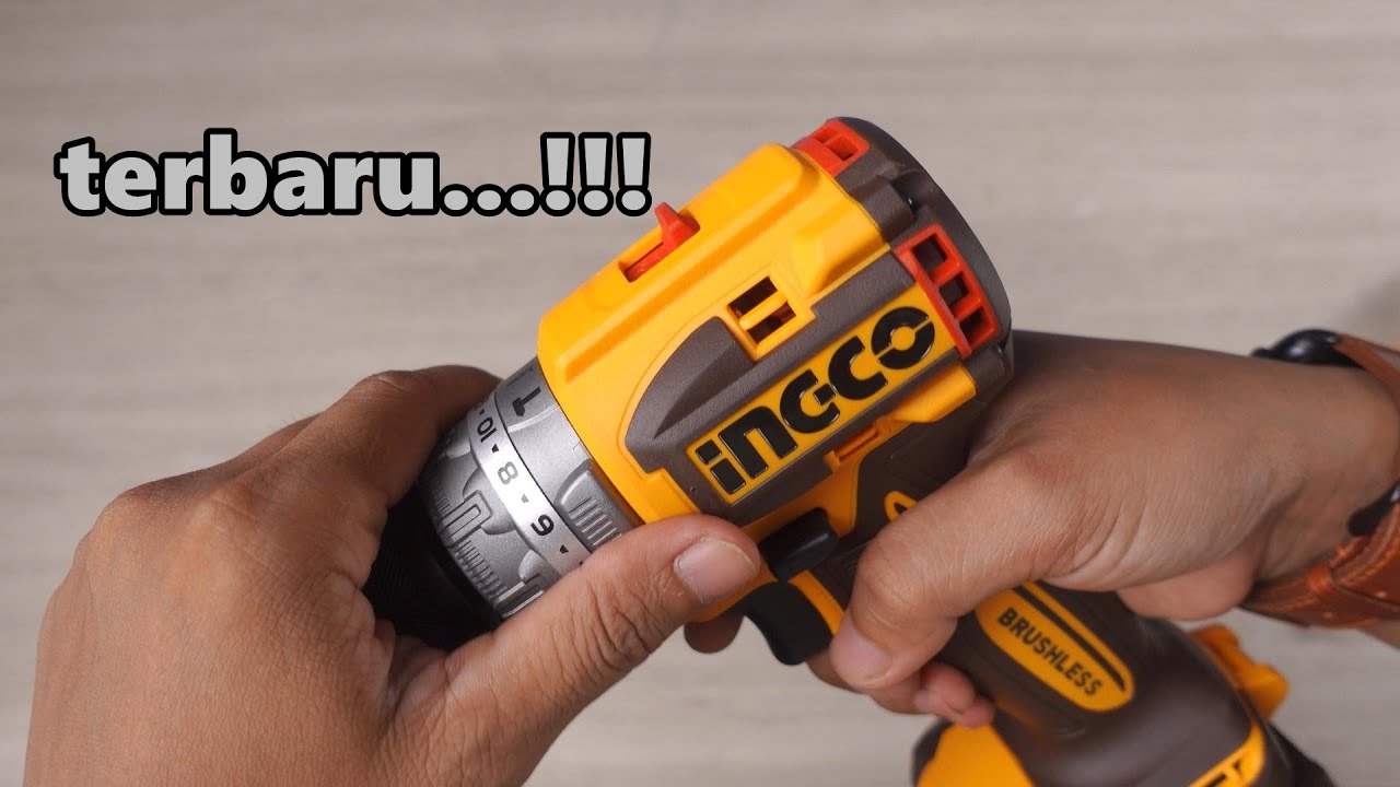 ini dia bor pesek versi ingco🔥🔥 fansboy wajip punya!! - INGCO CIDLI20602 CORDLESS IMPACT DRILL