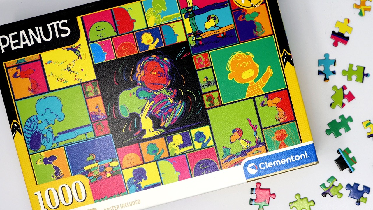 Peanuts Pop Art Color Puzzle from Clementoni | CollectPeanuts.com
