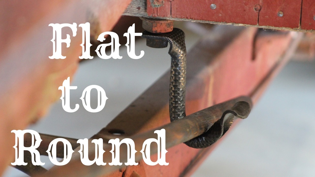 From Rasp to Round: Crafting a Custom Hook for a Sheep Wagon