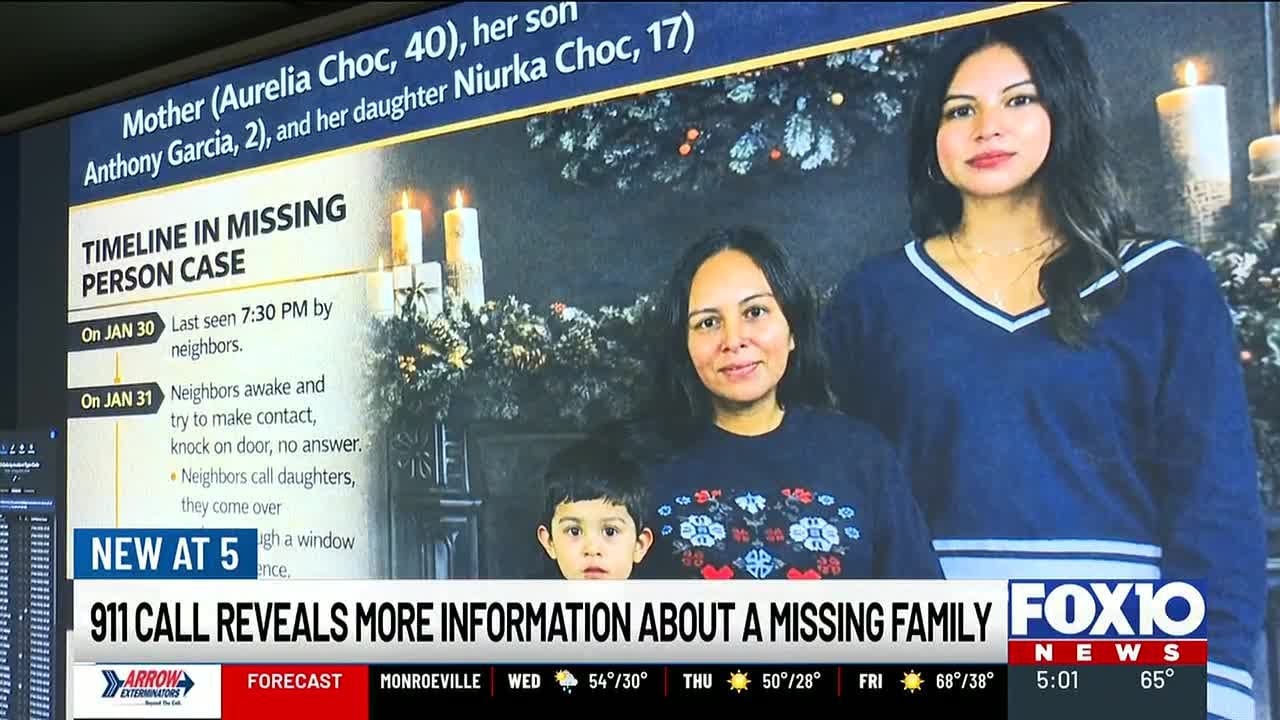 911 call reveals new details in search for missing Theodore family