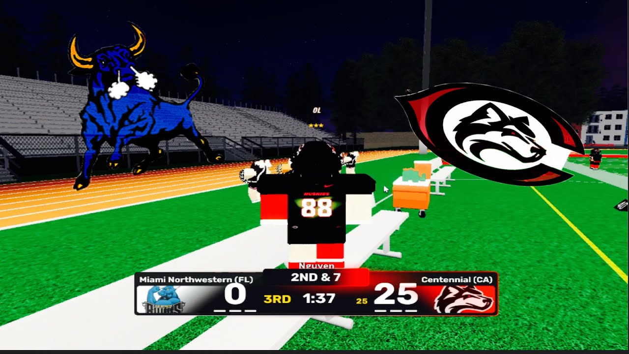 Miami Northwestern VS Centennial - Roblox - Under the lights v3