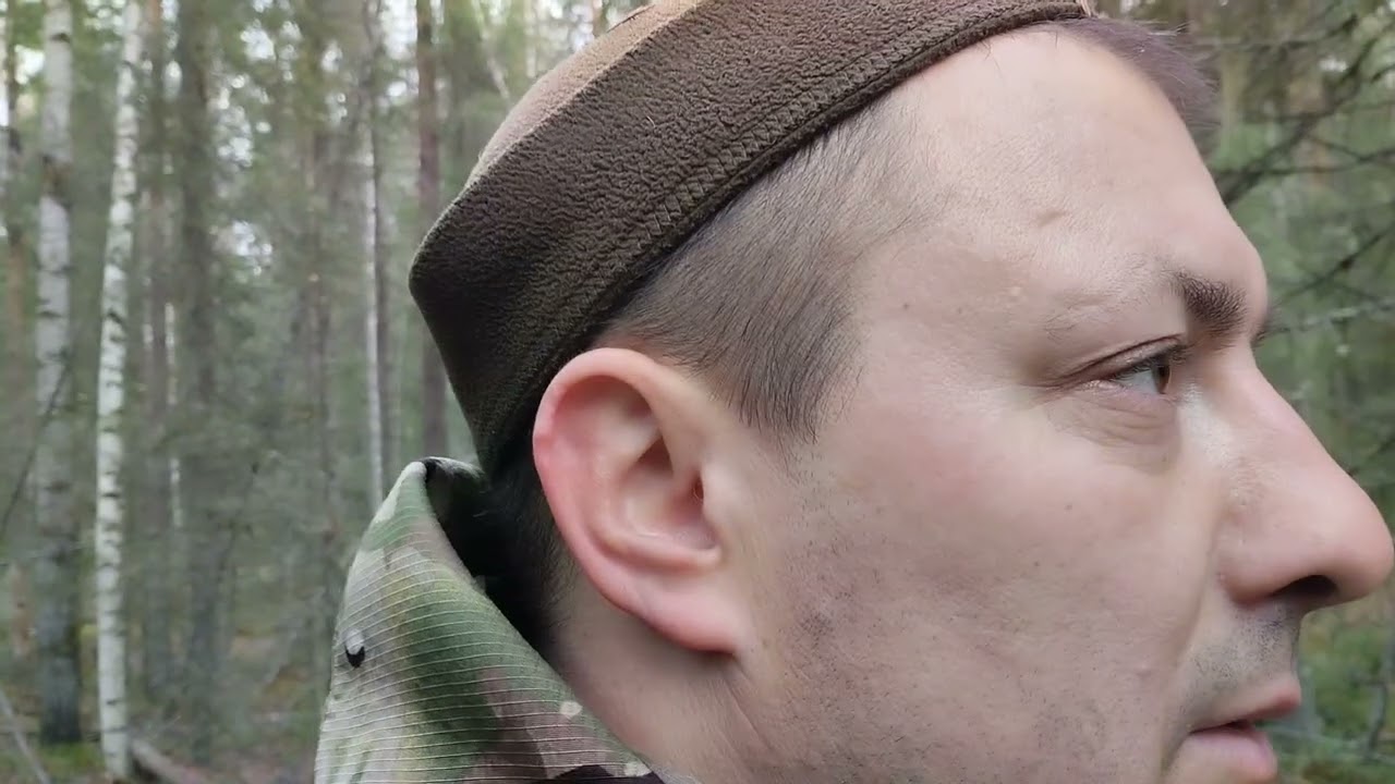 Поход с Даром в лес после моей операции. Добыли рябчика, поймали немного хариуса. Навигатор заглючил