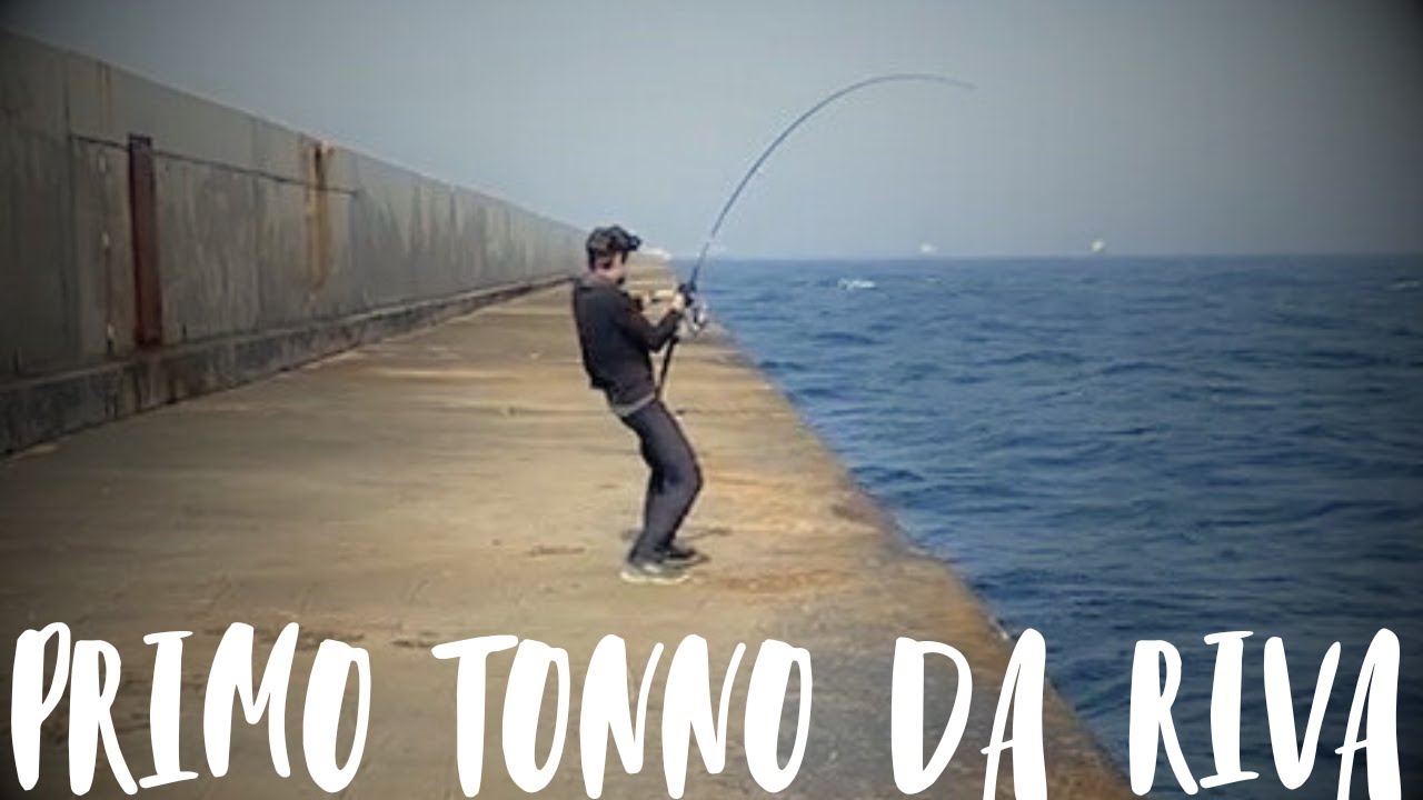 PESCA AL TONNO A SPINNING DA RIVA!ATTACCO IN TOP WATER!