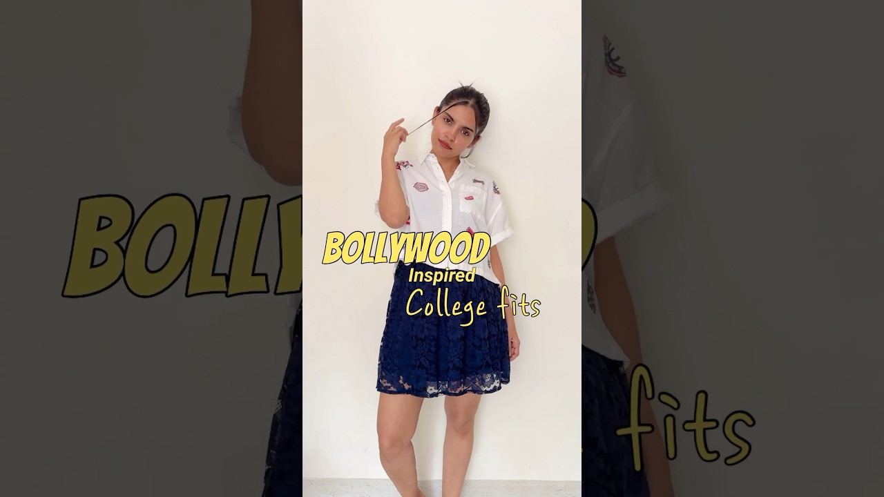 Bollywood inspired college outfit #fashion #collegeoutfits #bollywood #bollywoodoutfit