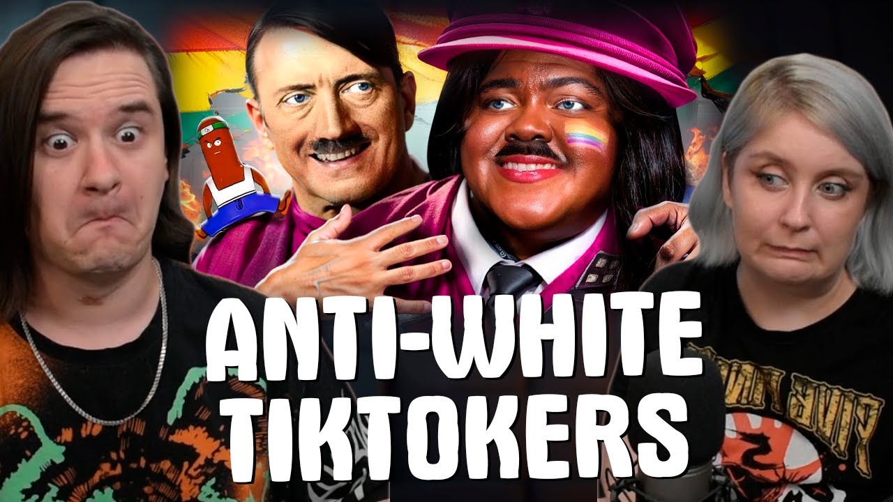 ЧЕРНЫЙ ГИТЛЕР ВСЕЛИЛСЯ В ТИКТОКЕРОВ - ANTI-WHITE TIKTOKERS | РЕАКЦИЯ НА @BVS |