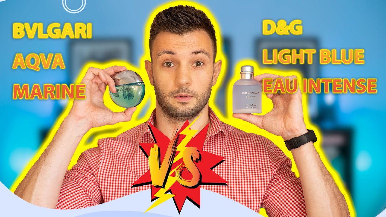 ⛱️ Parfumuri barbatesti in comparatie: Light Blue Eau Intense sau Aqva Marine | Wolfpick