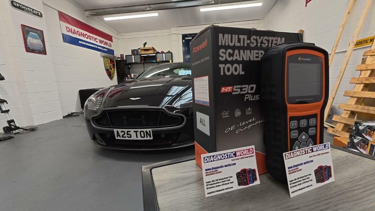 Aston Martin DB11 Best Diagnostic OBD2 Reset Tool & Code Reader   Foxwell NT530 Plus
