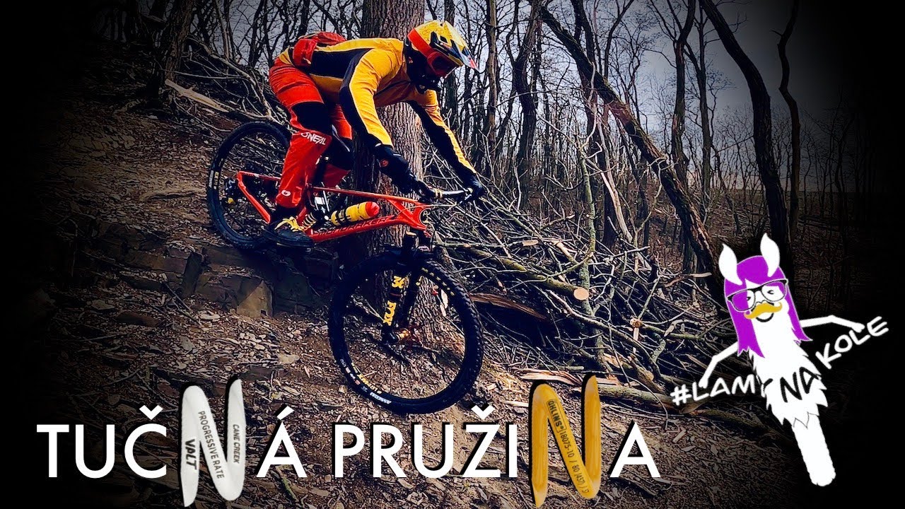 TUČNÁ TOČNÁ NA PROGRESIVNÍ PRUŽINĚ - První pocity z progresivní pružiny + Canyon CF 8 - [4K]