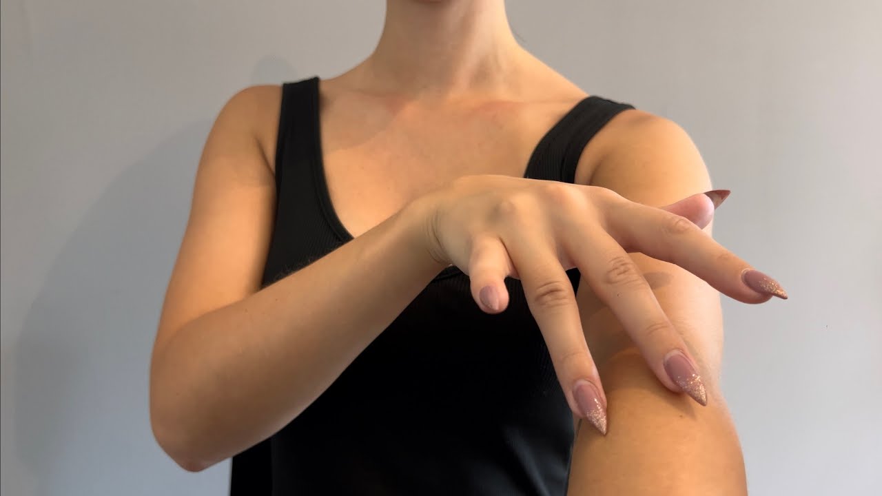 ASMR | gentle skin tapping and scratching (no talking)