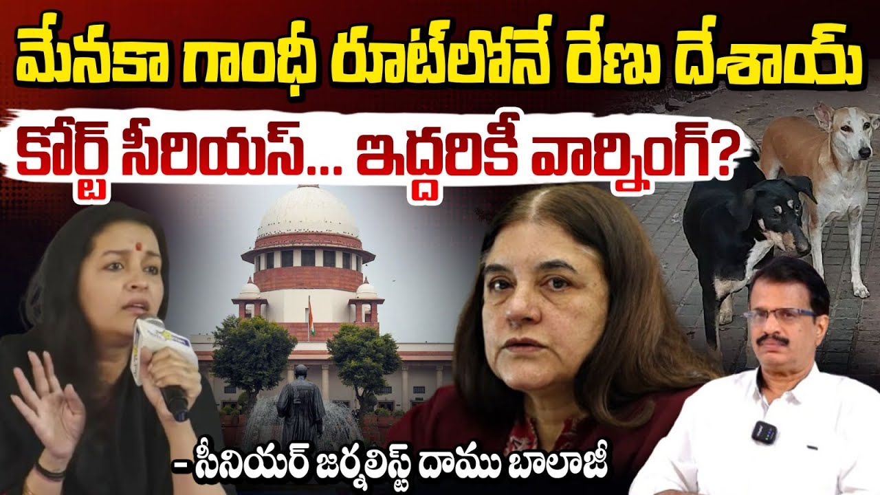 మేనకా గాంధీ రూట్‌లోనే రేణు దేశాయ్!! Maneka Gandhi | Renu Desai | Save Dogs | Supreme Court | RED TV