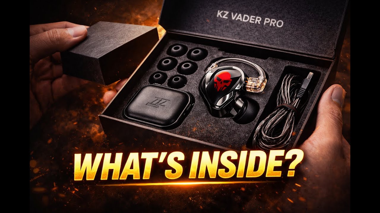 KZ Vader Pro Unboxing – Box Contents & First Look