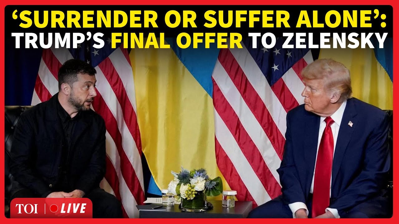 ‘U.S. DONE WITH UKRAINE’: Trump ‘Asks Zelensky To Surrender’; Sets Deadline For Decision | Watch