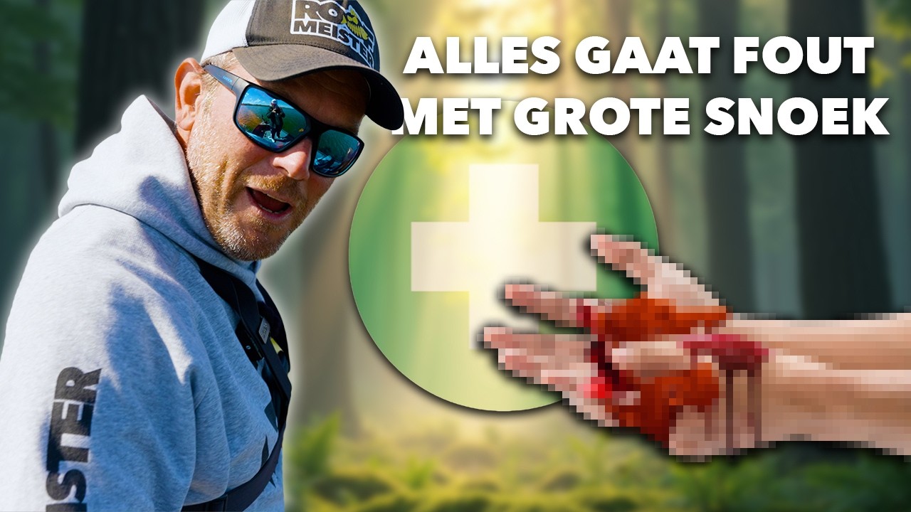 SNOEK VISSEN gaat FOUT! GROTE SNOEK zorgt voor CHAOS!