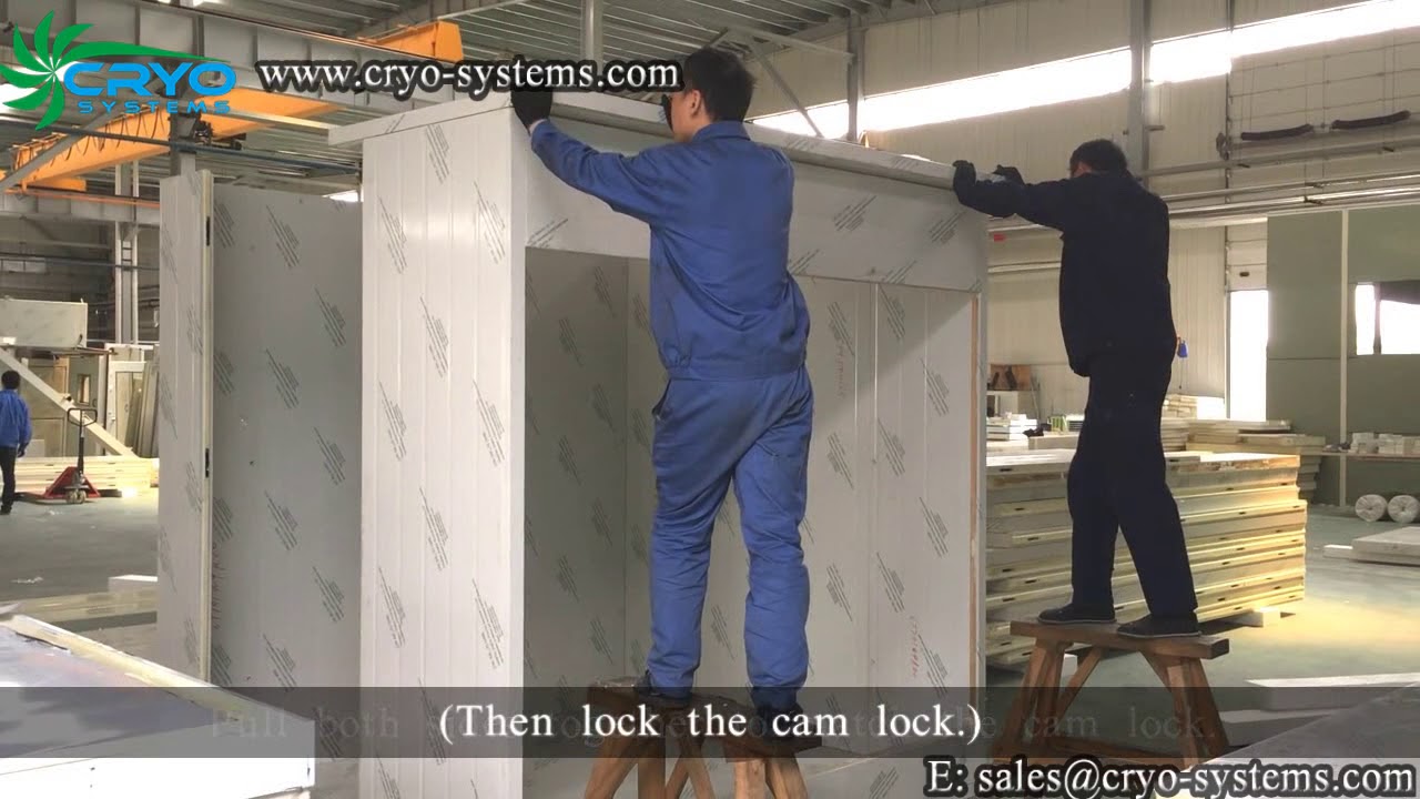 The correct way to install cold room panel