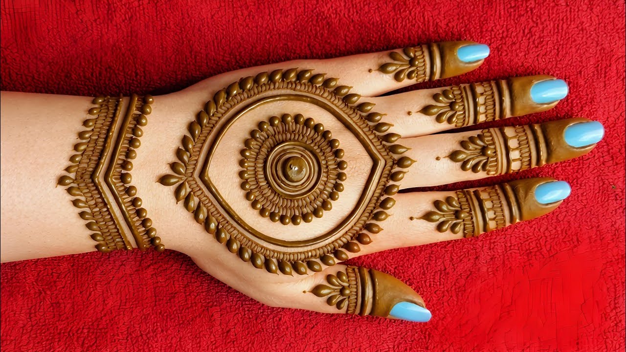 ramdaan mehndi design 2026_eid ke liye khubsurat mehndi design_back hand mehndi design for ramadaan