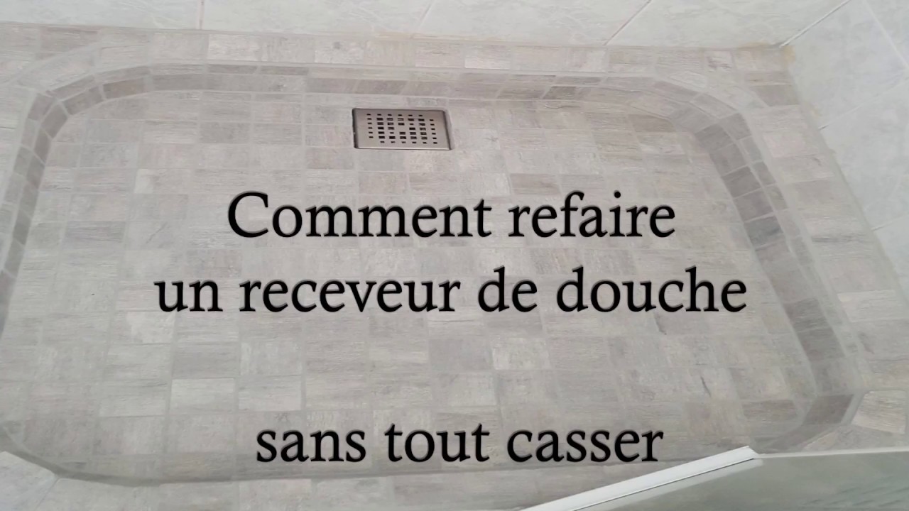 R&eacute;nover un receveur de douche
